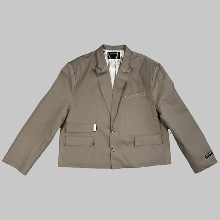 The Cropped Contrast Blazer