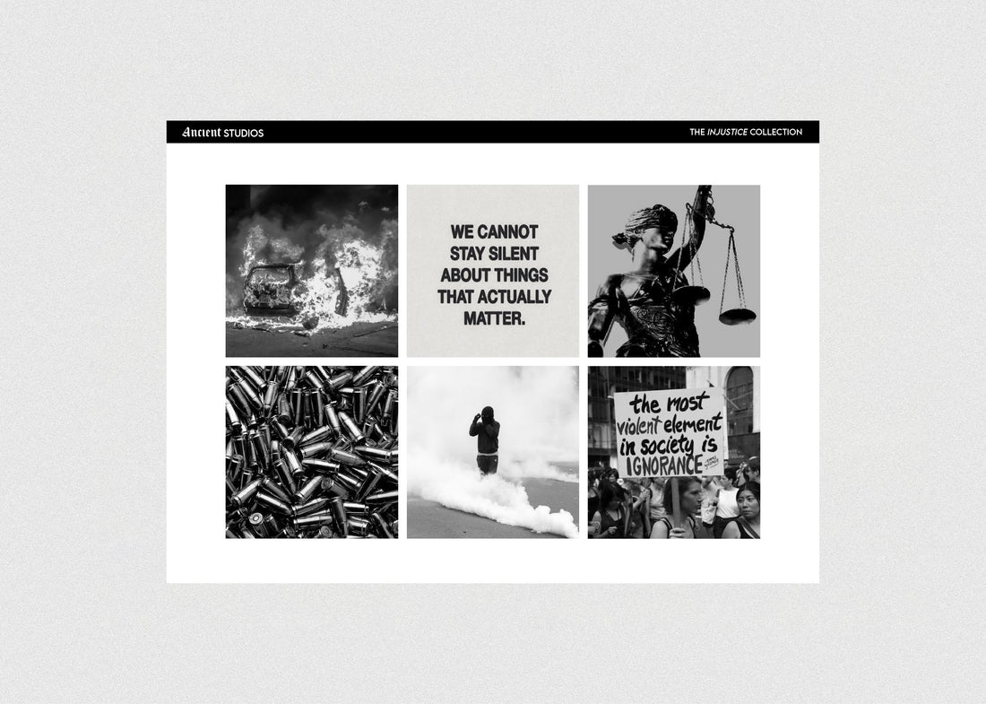 THE INJUSTICE COLLECTION – A VISUAL MANIFESTO