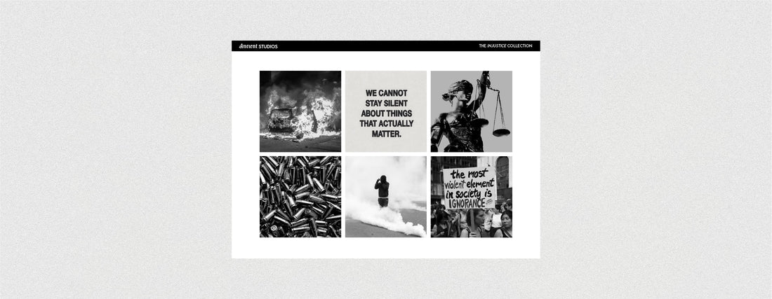 THE INJUSTICE COLLECTION – A VISUAL MANIFESTO