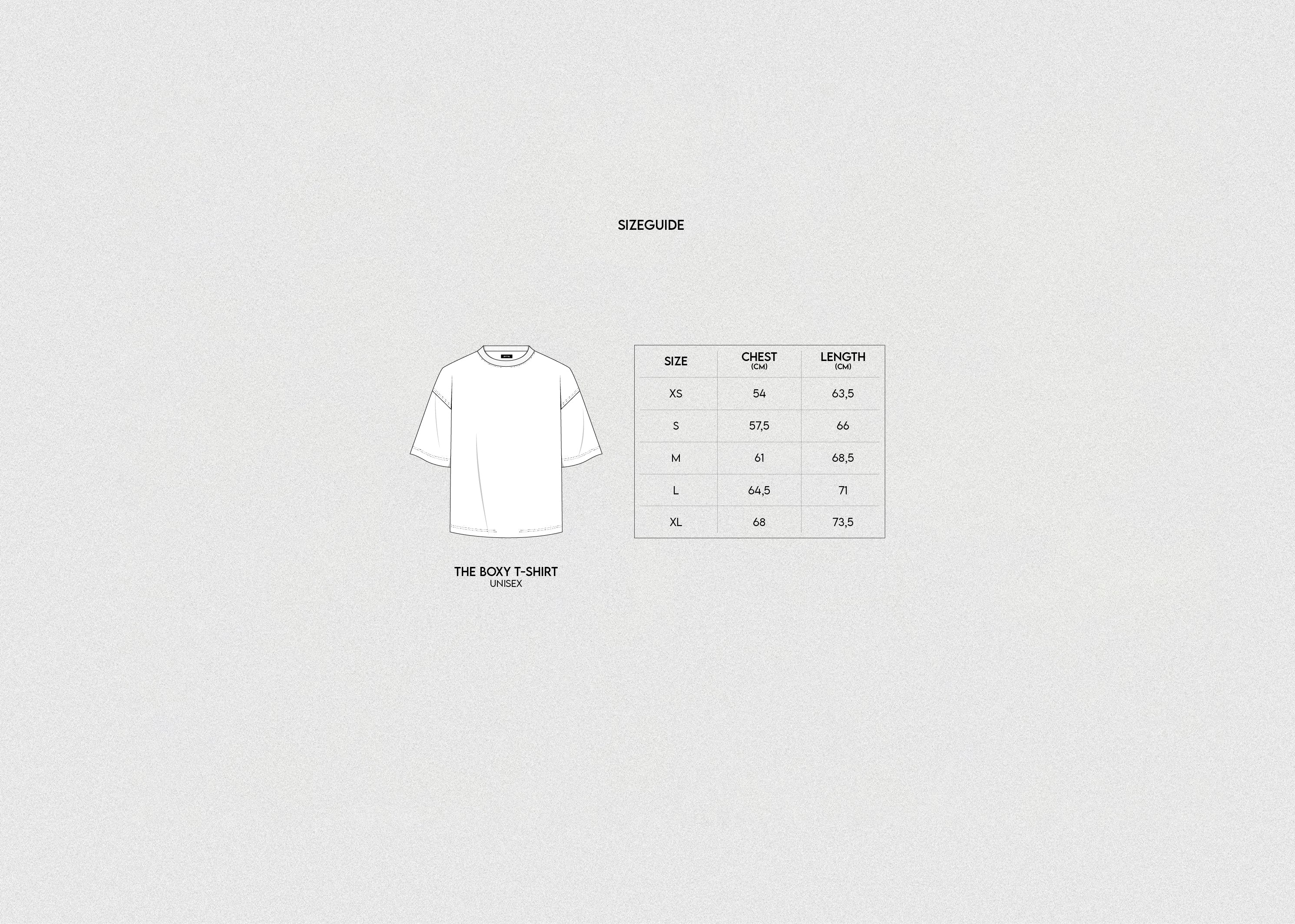 FIND YOUR FIT – INJUSTICE COLLECTION SIZE GUIDE