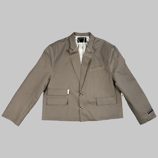 The Cropped Contrast Blazer
