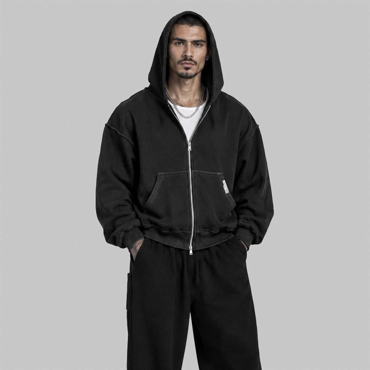 The Heavy Reversible Zip-Hoodie