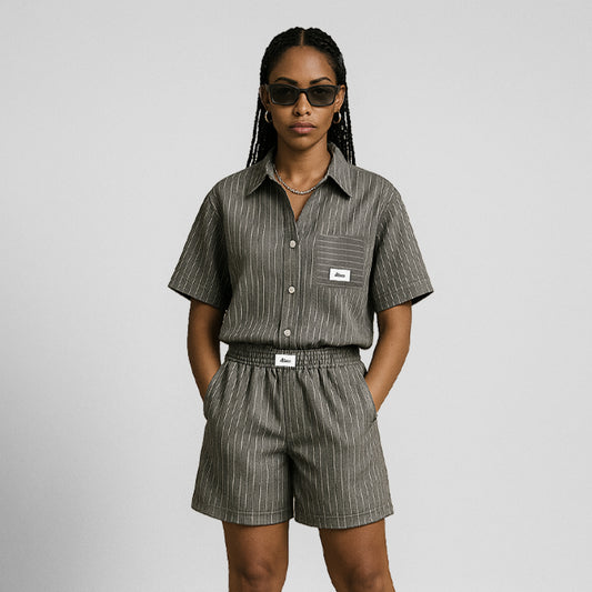 The Pinstriped Boxer Shorts