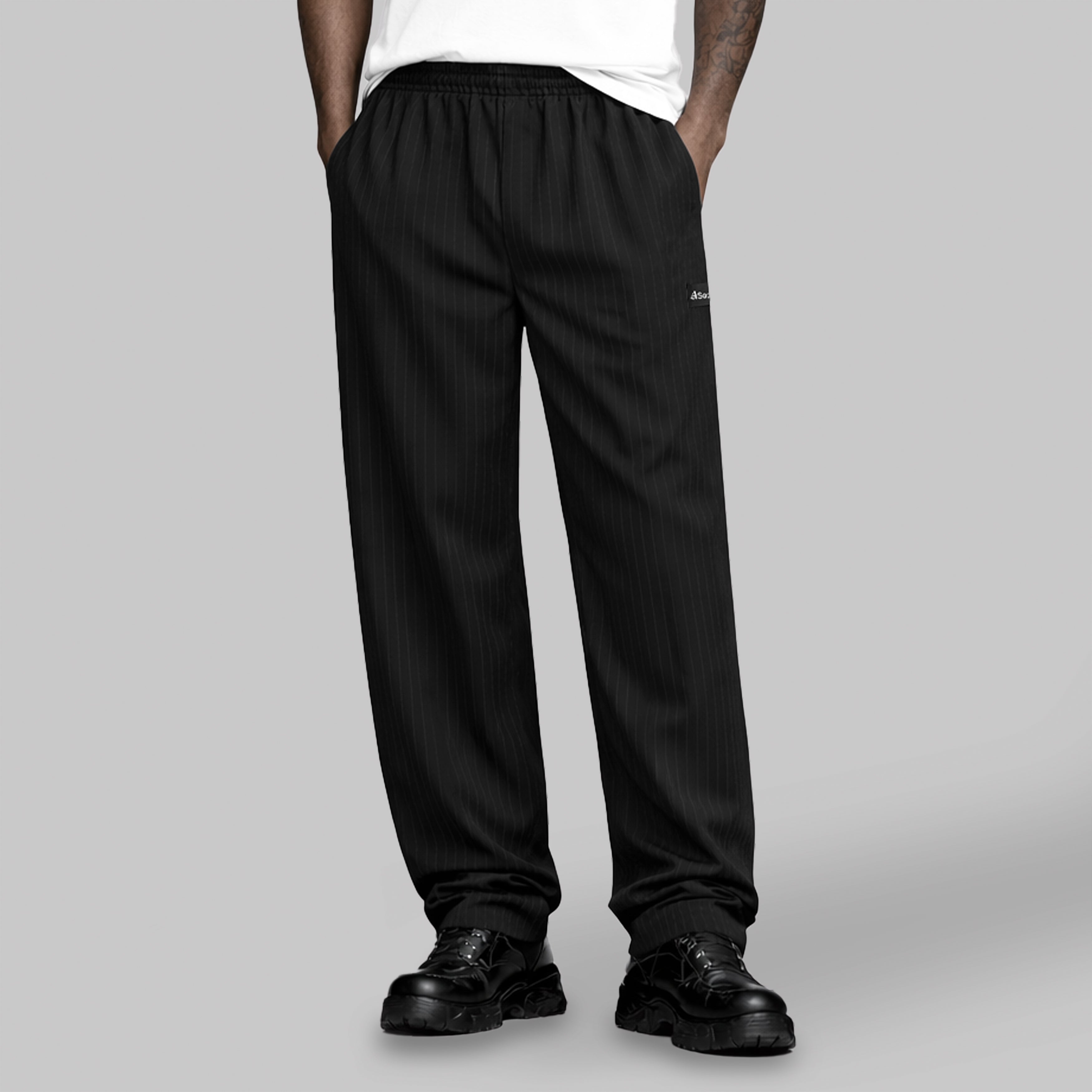 The Pinstriped Trackpants