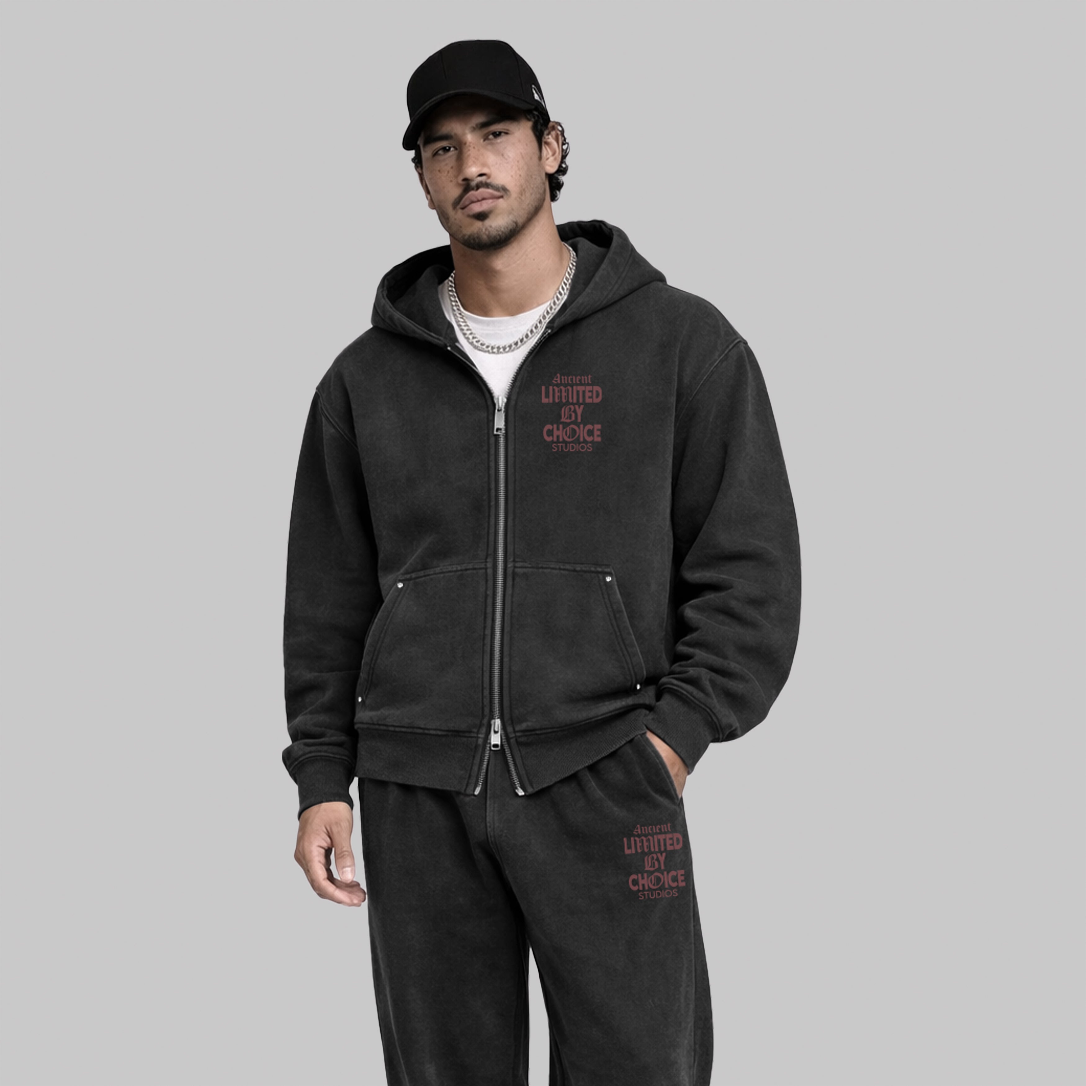 The Studded Limited Zip-Hoodie